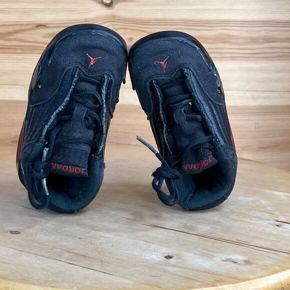 Jordan 14 Retro Last Shot Toddler Athletic Sneaker Shoes Size 7C - Picture 9 of 10